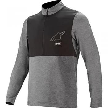 Maillot Alpinestars Nevada Gris Negro Manga Larga XL