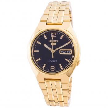 Seiko 5 Sports Automatic Men's Watch with Black Dial - Model SNKL66