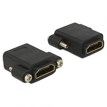 Adaptador HDMI Hembra a Hembra de Alta Velocidad para Montaje en Panel 4K 30Hz - Delock