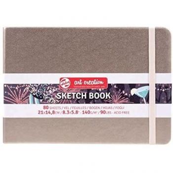 Cuaderno de Bocetos Champagne Rosado 140 g/m² 80 Hojas - 21 x 14,8 cm (A5)