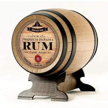 Old St Andrews Panama Rum Barrel - Ron de Panamá, envejecido en barricas de ron, sabor suave y afrutado, con notas de vainilla y caramelo, 40% ABV