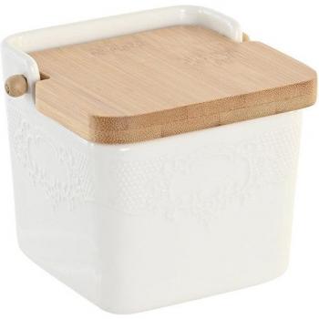 Azucarero de porcelana elegante y funcional