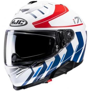 Casco Integral HJC i71 Simo Blanco Rojo Azul 2XL