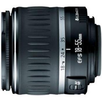 Canon EF-S 18-55mm f/3.5-5.6 USM Lens - Used, SLR, Black
