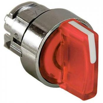 Red 3-Position Short Thumb-Grip Actuator IP66