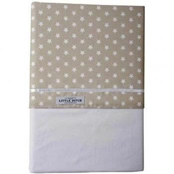 Little Dutch 0164 Niño Sábana Beige con estrellas blancas