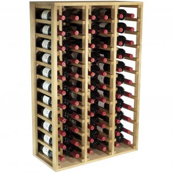 Expovinalia Capacidad para 66 Botellas, Roble Claro, 68x32x105 cm