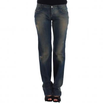 COSTUME NATIONAL C’N’C Straight Leg Jeans - W28, Slim-fit Jeans, female, Blue