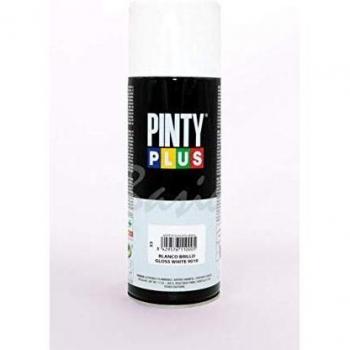 PINTYPLUS BASIC 1 Spray, Blanco 9010, 400ml-520cc