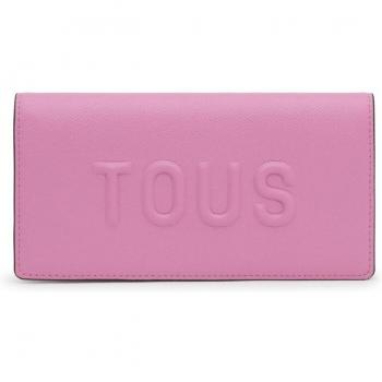 Cartera de mujer Brenda grande Tous - Billetera rosa oscuro