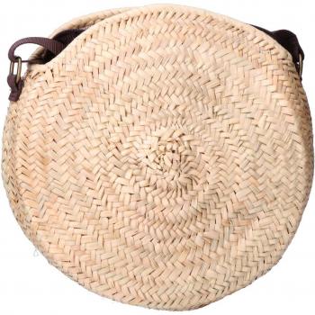 Bolso Mujer EDM Redondo Hoja de palma 30 x 30 cm