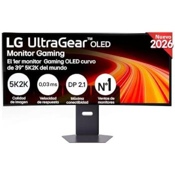 Monitor Gaming LG UltraGear 38.6'' OLED Curvo 5K2K 165 Hz Ajustable con G-Sync y FreeSync
