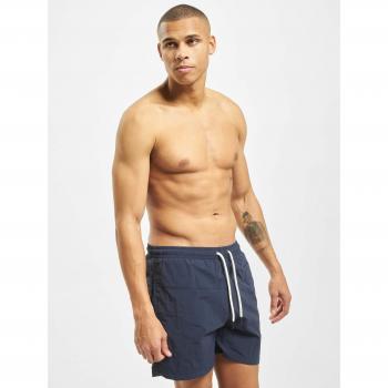 Urban Classics Men's Basic Block Swim Shorts - Navy Blue
