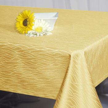 'Sale – Damasco – marcas – mantel melody mango – en mango – en wundervollem sutil onda Diseño – Tamaño 130 x 225 cm – Gran Calidad – Hilo de media 240 g/m² – damasco – con algodón – el mantel perfecto pa