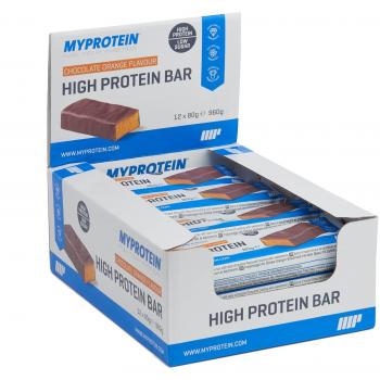 MyProtein Barras y Bebidas Nutritivas, Sabor Chocolate y Naranja - Paquete de 12 x 80 gr - Total: 960 gr
