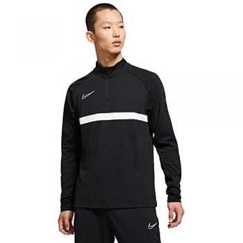 Camiseta de Manga Larga Nike Dri-FIT Academy Drill para Hombre, Color Negro/Blanco, Talla 2XL