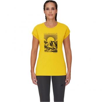 Camiseta de montaña de mujer Mammut Mountain Courmayeur de manga corta Mello S