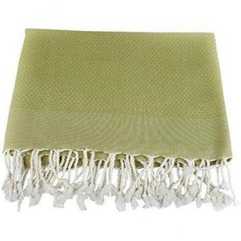 DolceMora Simple Life Honeycomb - Toalla multiusos Peshtemal, 30 x 30 cm, color pistacho