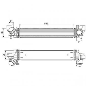 Intercooler VALEO 818318 de alta eficiencia