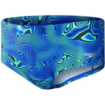 Speedo Bañador de Hombre Slip Club Training Allover Digital 17cm
