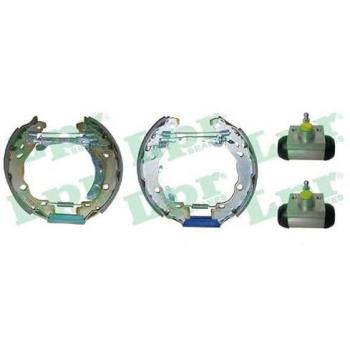 Kit de frenos traseros pre-montado LPR OEK842 con discos y zapatas para RENAULT y NISSAN