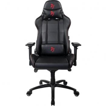 Arozzi Verona Signature PU Silla Gaming con Logo Rojo Negra