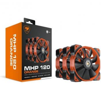 Cougar MHP120 120mm PWM Orange LED Fan Triple Pack