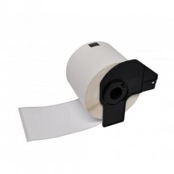 Etiquetas de Envío Genéricas Compatibles con Brother DK-11241, 102mm x 152mm, Blanco y Negro, Precortadas, Paquete de 200