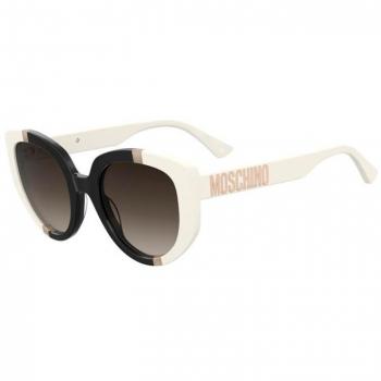 Love Moschino Women's Square Sunglasses MOS173/S - White, One Size, Plastic