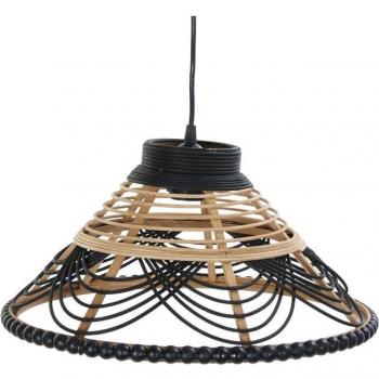 Lámpara de Techo Ratán Bicolor 50 W (41 x 41 x 21 cm)