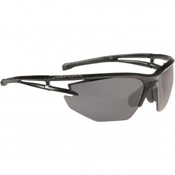 ALPINA Eye-5 HR CM+ Gafas para Deportes al Aire Libre, Unisex Adulto, Negro Mate, Talla única