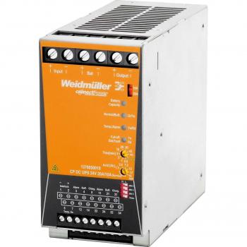 Weidmüller UPS de Corriente Continua 24V 20A/10A - Fuente de Alimentación Ininterrumpida