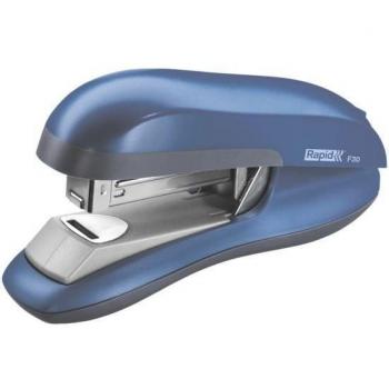 Grapadora Rapid F30 Flat Clinch Azul - Capacidad de 30 Hojas