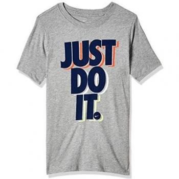 NIKE CU4569-063 Camiseta, Gris, M Unisex niños