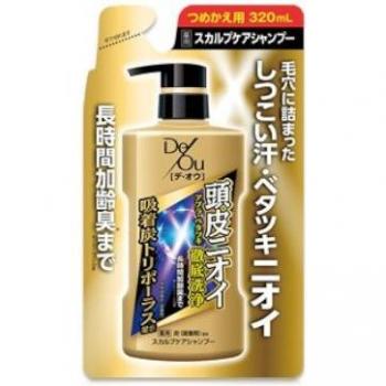 Rohto Mentholatum De Ou Medicated Scalp Care Shampoo Refill - 320ml