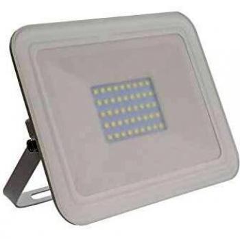 Foco Proyector LED Slim 30W 120lm/W IP65 Cristal Blanco Calido 3000K
