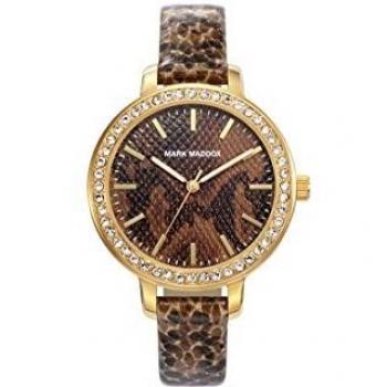 Reloj de Mujer Mark Maddox MC6009-97 (Ø 36 mm) - Diseño elegante, esfera blanca, correa de acero inoxidable, resistente al agua hasta 50 metros, movimiento de cuarzo
