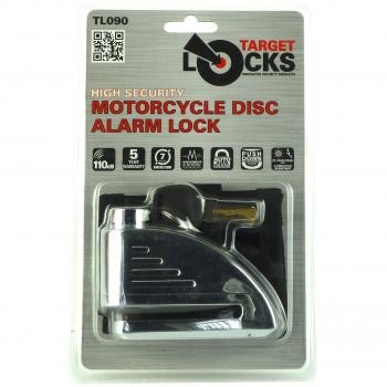 Meta alarma candado de disco – Alta seguridad bloqueo de disco con alarma para motos/bicicletas/Motocicleta/Scooter alarma de 140 db