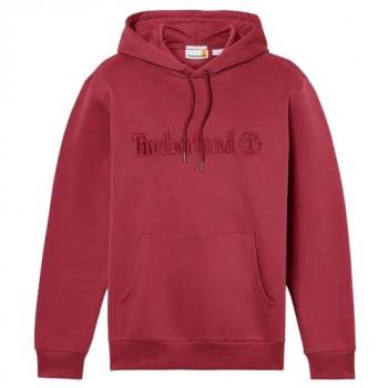 Timberland Hampthon Men's Hoodie - Red, XXL, Casual Cotton Pullover