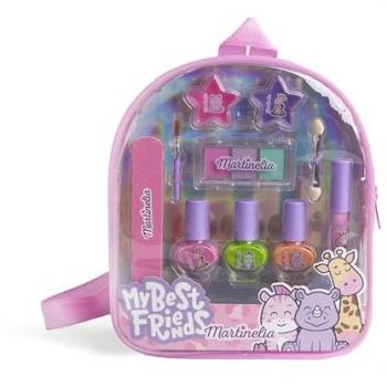 Mochila Set de Peinado Martinelia - Incluye esmalte de uñas, brillo de labios y polvo, diseño para niñas, 10 unidades