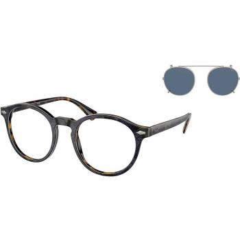Polo Ralph Lauren PH4218 With Clip-On 562180 Men's Eyeglasses Tortoiseshell Size 51 - Frame Only with Blue Light Block Available