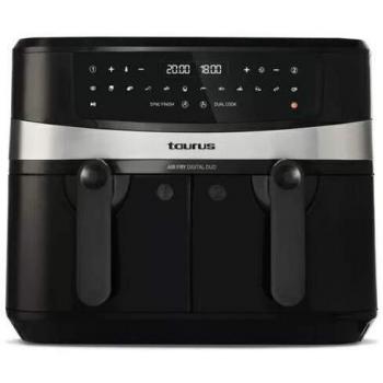 Taurus Air Fry Digital Duo Freidora de Aire 9L 2600W Negro