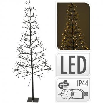 Árbol de Navidad Iluminado con 280 LEDs de 150 cm Ambiente