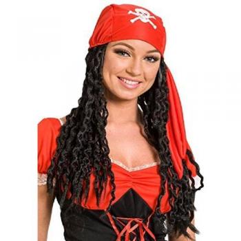Folat B.V. Peluca Pirata Pirata Novia Carnaval Halloween fastnacht