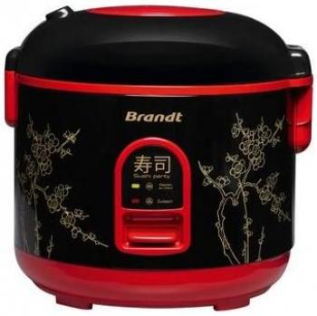 Cuiseur de riz multifonction Brandt SUP515 - 1,2 L - 500 W - Noir y Rojo