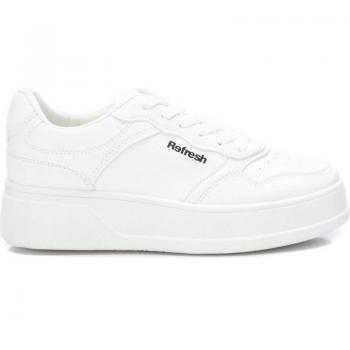 Zapatilla de mujer Refresh 170967 blanco cordón, deportivas, color blanco, con cordones