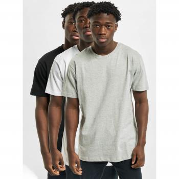 Camisetas Básicas Urban Classics 3-Pack para Hombre, Tallas Grandes y Colores Variados