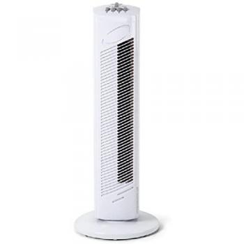 Ventilador de Torre Oscilante Orbegozo 3 Velocidades, Temporizador, Silencioso, Asa de Transporte, 45 W