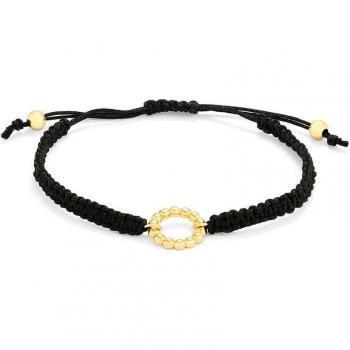 Pulsera Dots de Plata Dorada