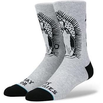 Calcetines Stance Pray For Enemies Gris